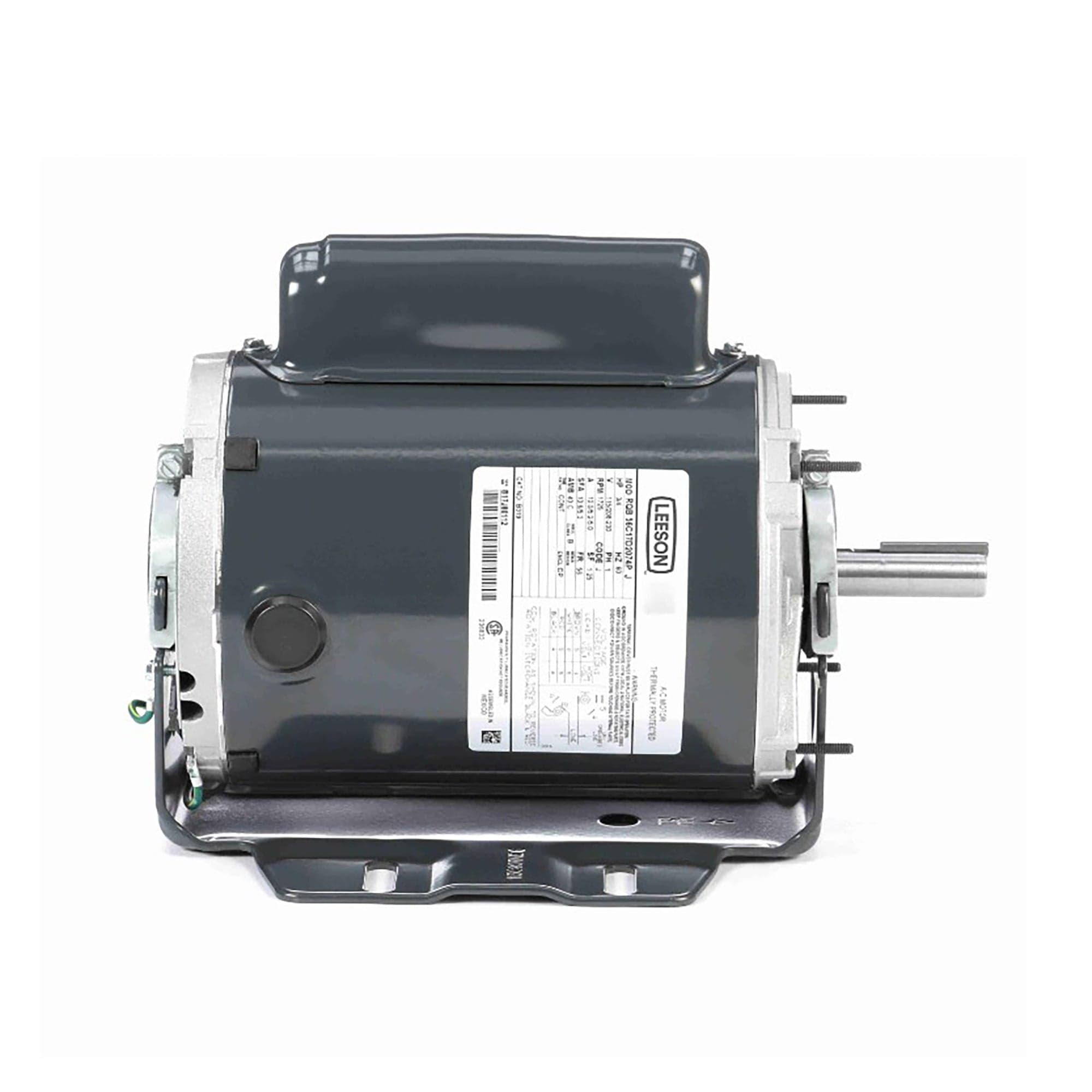 Marathon B319 Fan and Blower Motor, Single/Split Phase, Protection - Auto, 3/4 hp, 1725 RPM, 115/208-230V, 10.0/5.2-5.0 amp