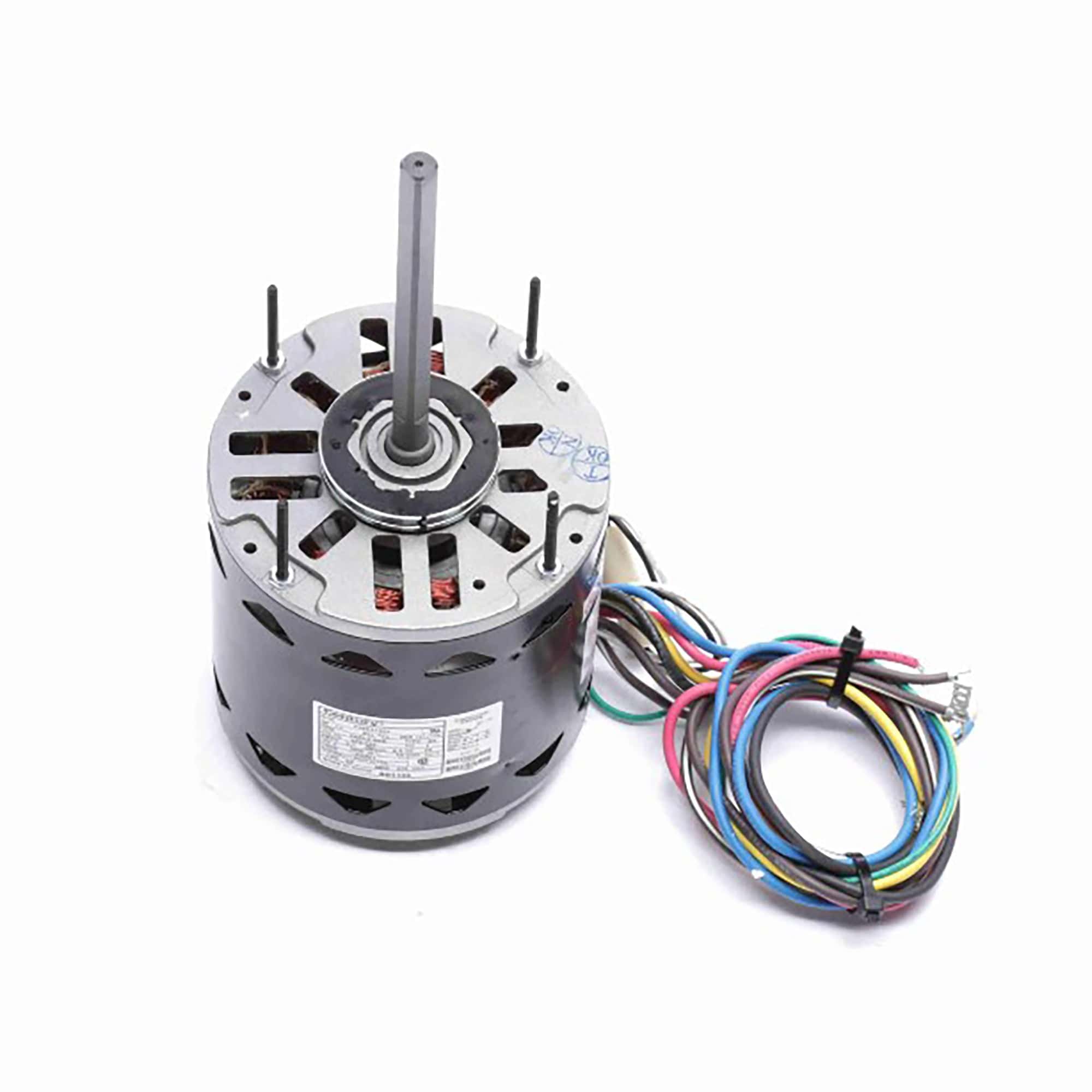 Century BD1106 Century Fan and Blower Motor, 1 HP, 1 Ph, 60 Hz, 208-230 V, 1075 RPM, 3 Speed, 48 Frame, OPEN