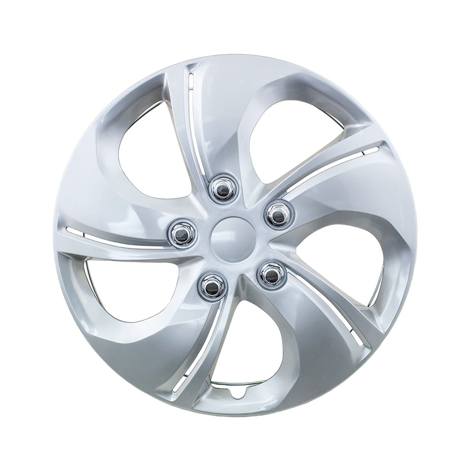 Honda Civic, Silver Lacquer Wheel Cover Set - PacRim 15" PRT-1045-15S-L