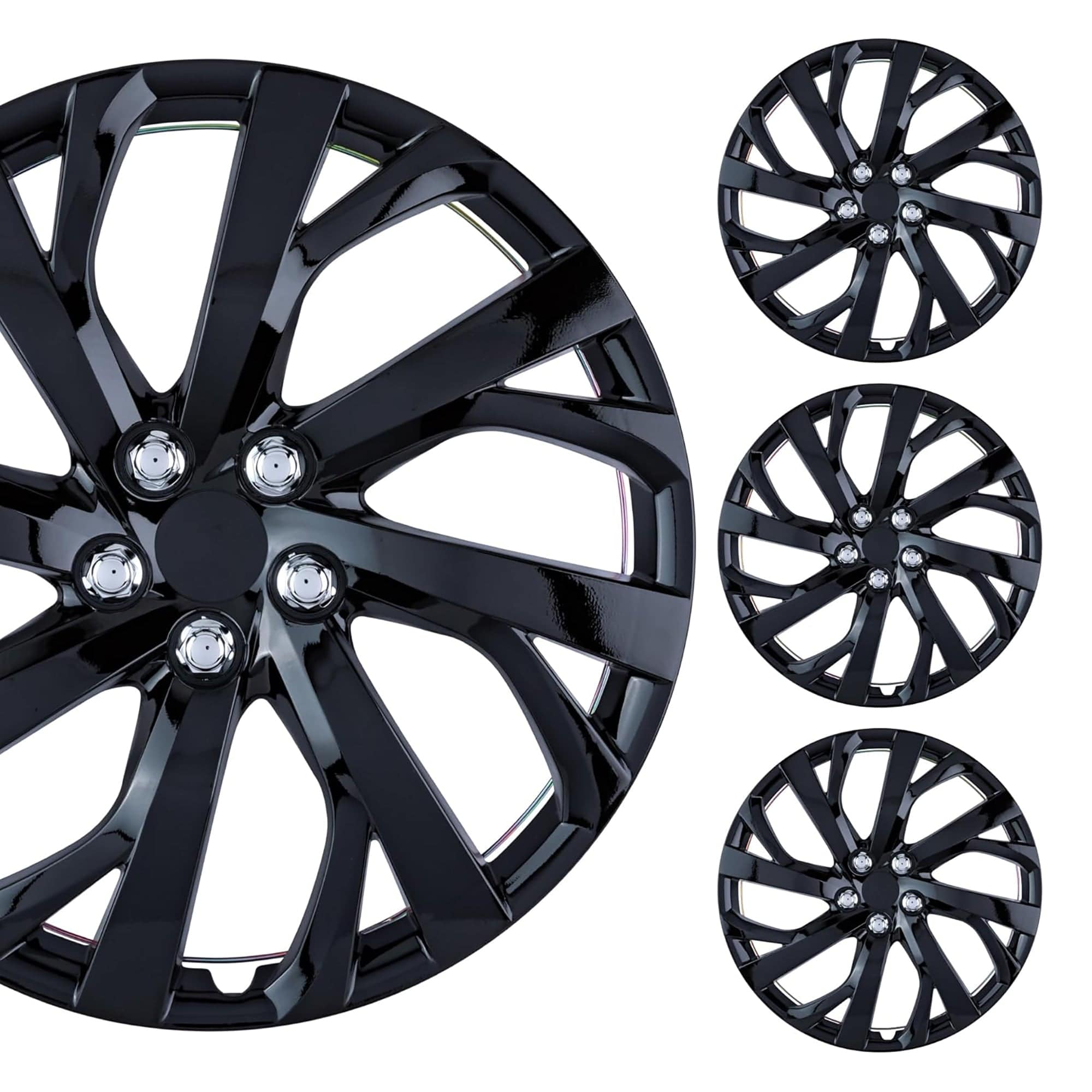 Wheel Cover Set, 16" 1062-16i/b Gloss Black Pacific Rim PRT-1062-16GB