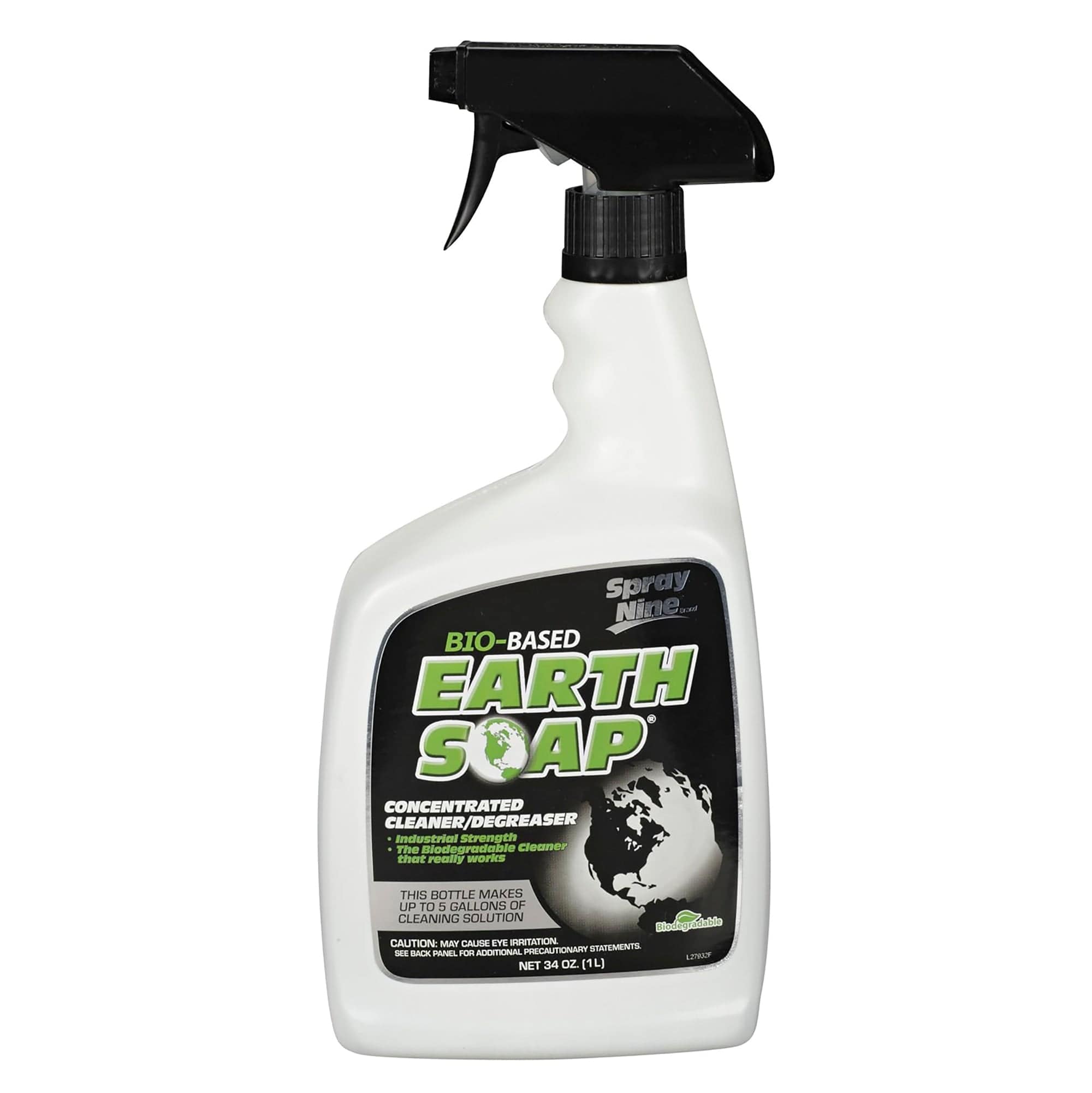 Spray Nine Earth Soap Concentrated Cleaner/Degreaser 32 fl oz. Spray Bottle - Permatex 27932