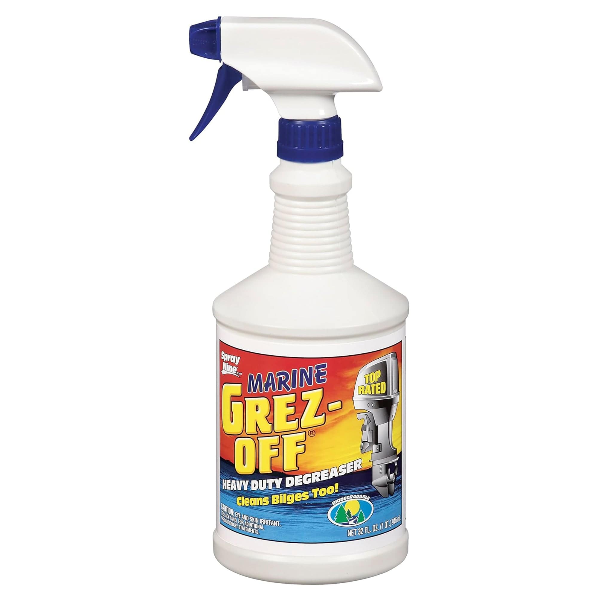 Grez-Off Heavy Duty Degreaser 32 fl oz. Trigger Spray Bottle - Permatex 30232