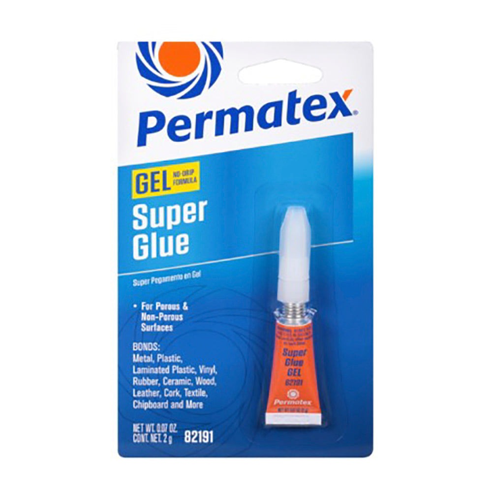 Super Glue Gel Tube , 2 Grams - Permatex 82191