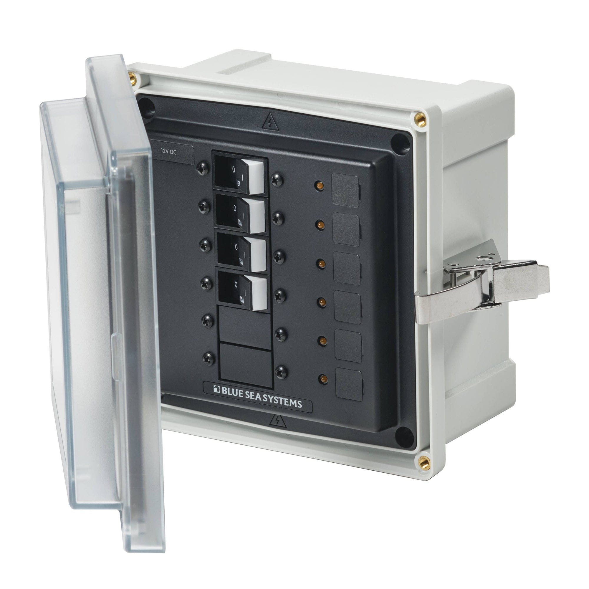 Enclosure SMS Panel 12/24VDC 4CB Blue Sea Systems 3134-BSS