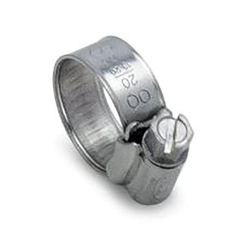 PYI 07-HC2-0B Hose Clamp, SS, SAE 6, 13mm - 20mm, 0.5" - 0.79" - 10 Pack