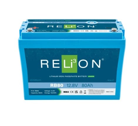 RELiON RB80 12V 80Ah Deep Cycle Lithium Battery
