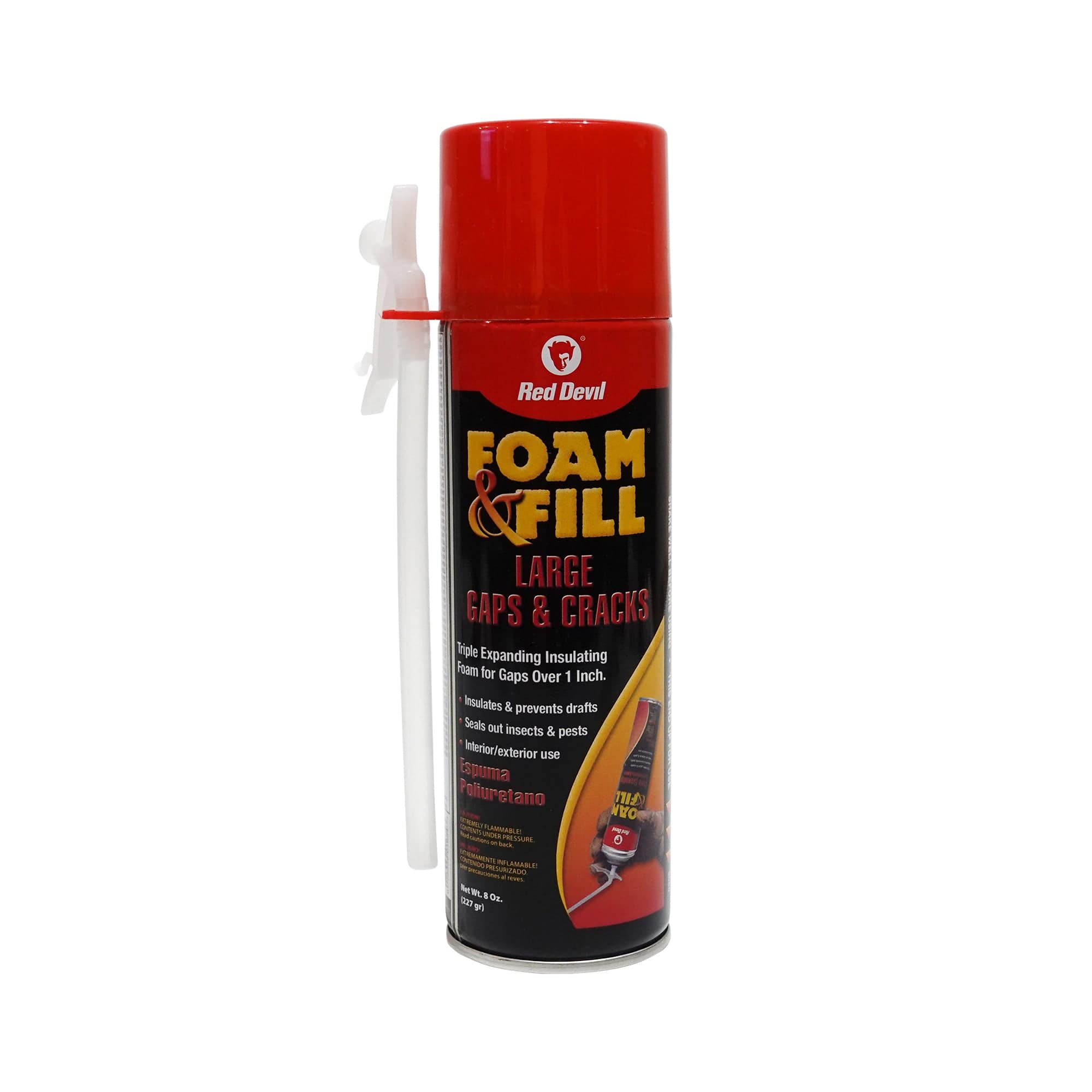 Red Devil 090806 Foam & Fill Polyurethane 8 Oz Sealant
