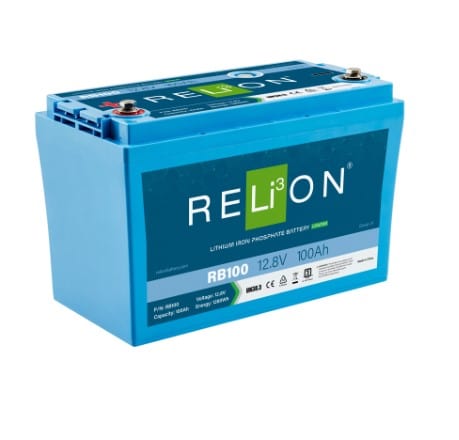RELiON RB100 Deep Cycle Lithium 12V 100Ah Battery