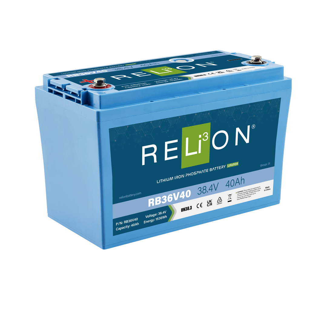 RELiON RB36V40 36V 40Ah Lithium Deep Cycle Battery