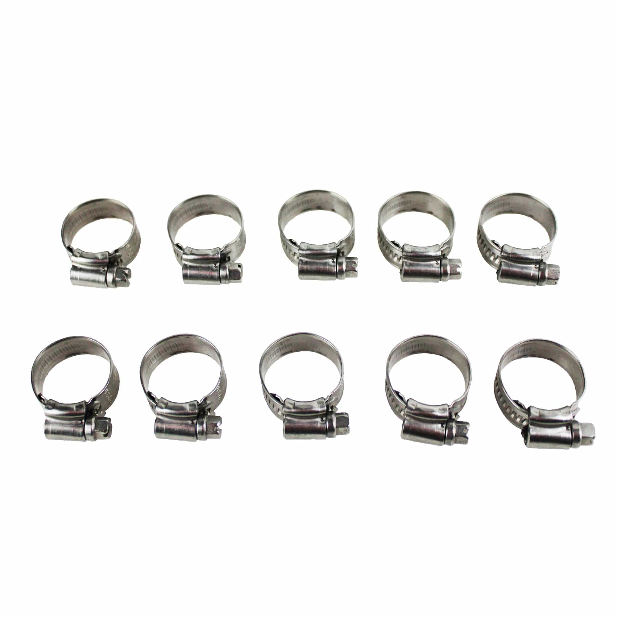 Scandvik 13624 SS 316 Clamp #8 - 10 Pack