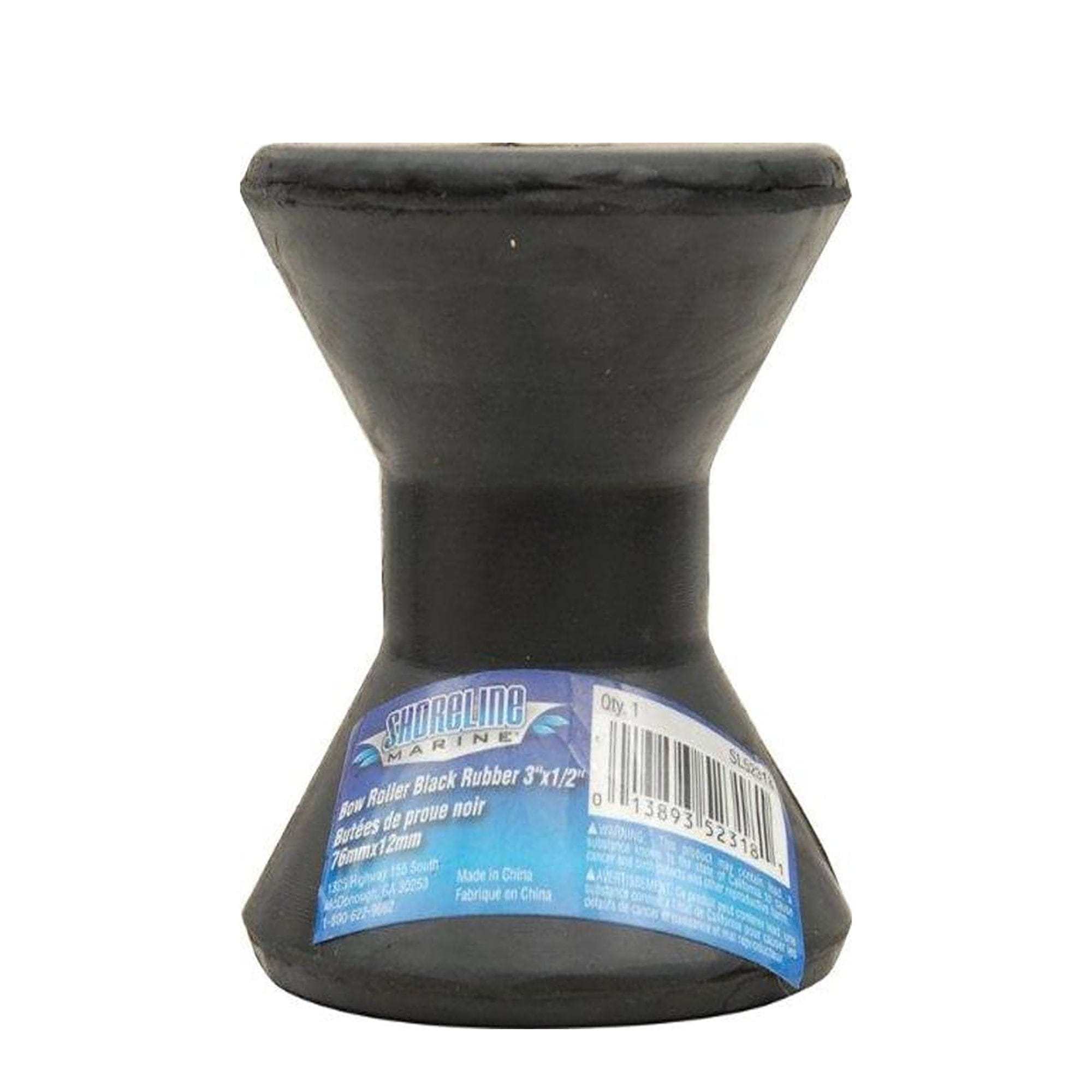 Shoreline Marine Bow Roller Rubber 3"X1/2" Black SL52318