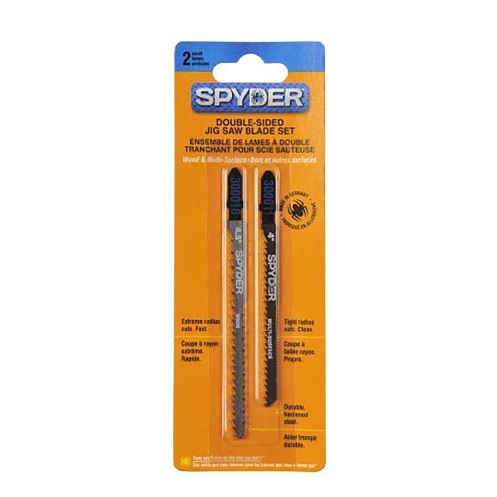 Spyder 300009 Double Sided, Jigsaw Assorted 2pc Combo Set - T-Shank