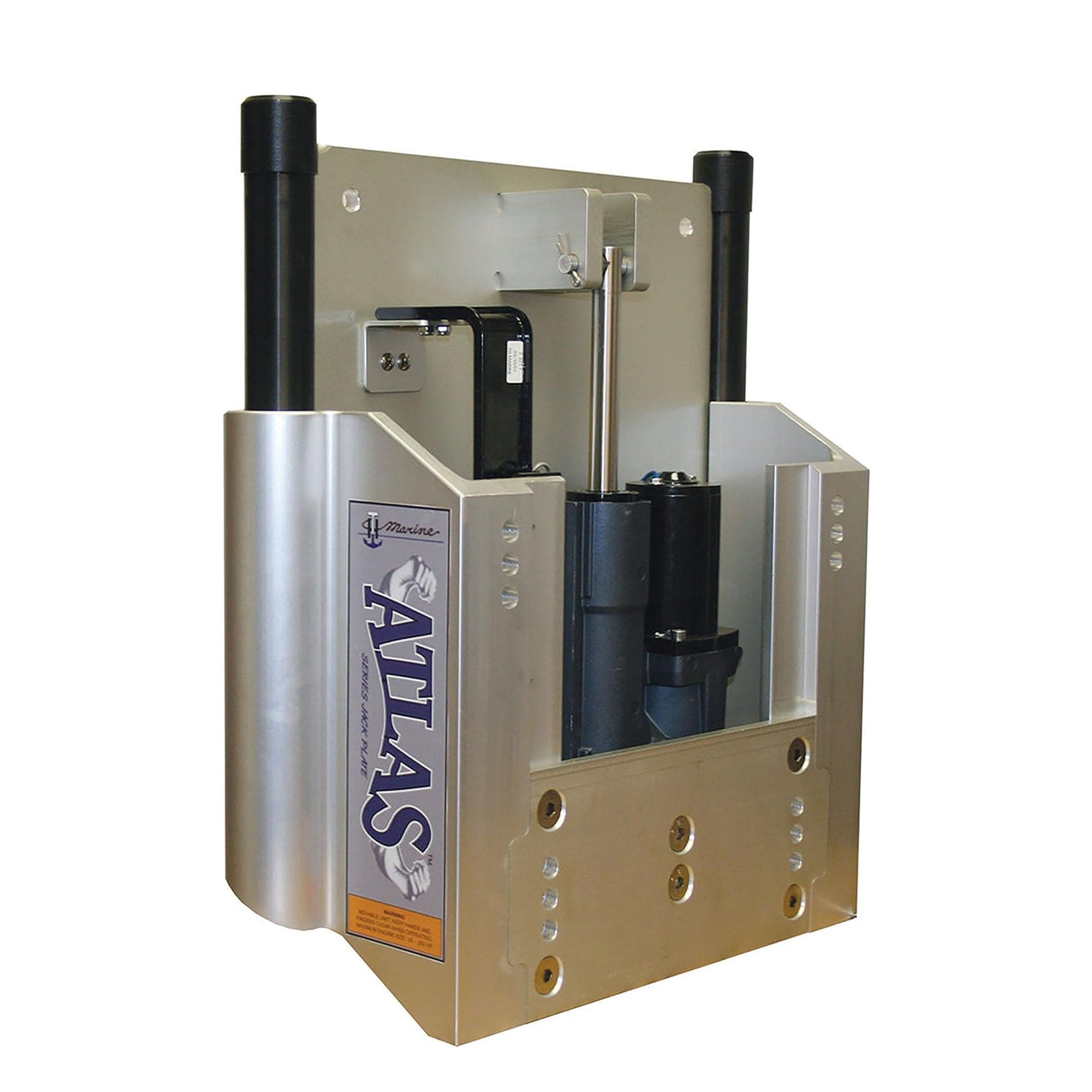 10" Standard Set Back Hydraulic Jack Plate, Polished - T-H Marine Atlas AHJ-10V-DP