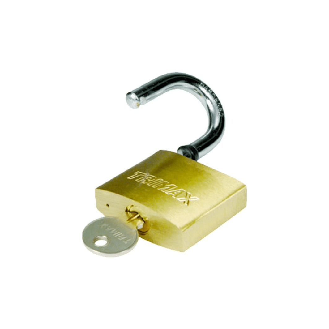 Trimax TPB75 Brass Lock W/ Hardened 3/4″ x 3/16″ Diameter Shackle