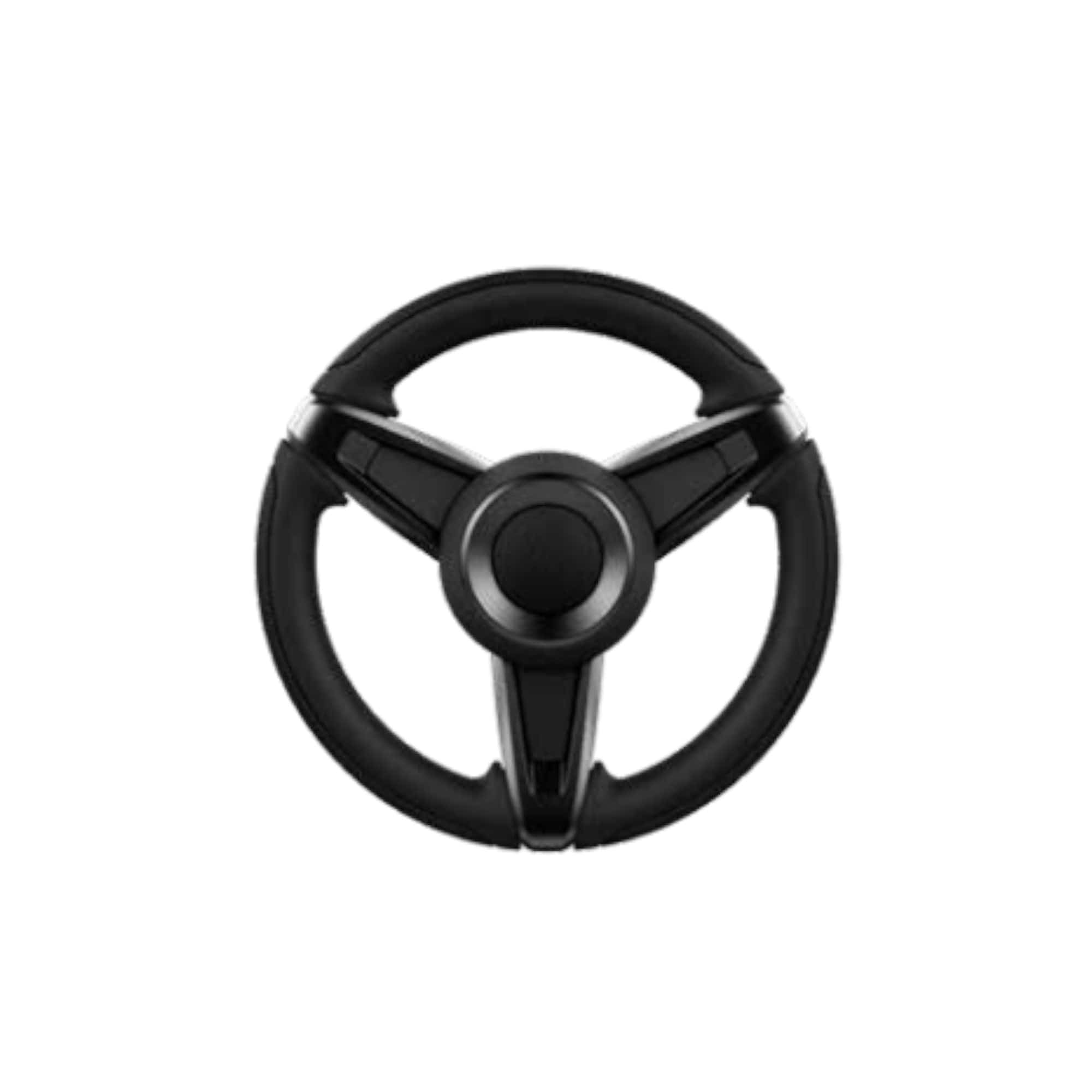 Soft Touch Grip Steering Wheel 13.8 in. Black Grip / Matte Black Insert Uflex V19 B/MB