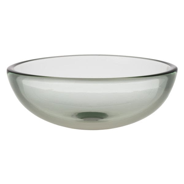 Half Sphere 12" Glass Vessel Sink Ambassador Marine V21-1402-CL-R