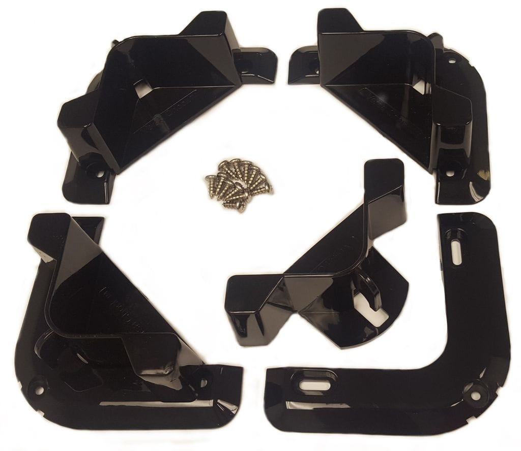 Versachock Cooler/cargo Mounting Kit-black VCBLACK4PK