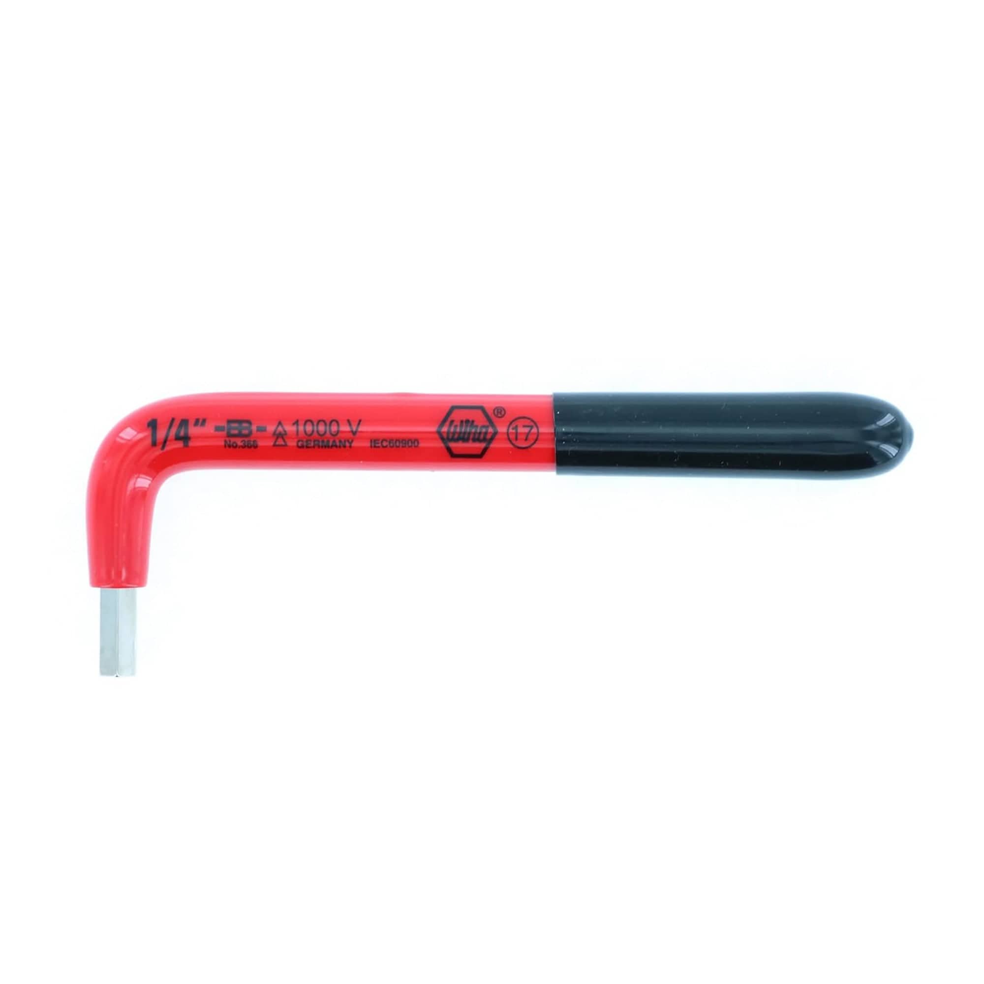 WIHA Tools Insulated Hex L-Key 1/4" x 5.3" - 13668