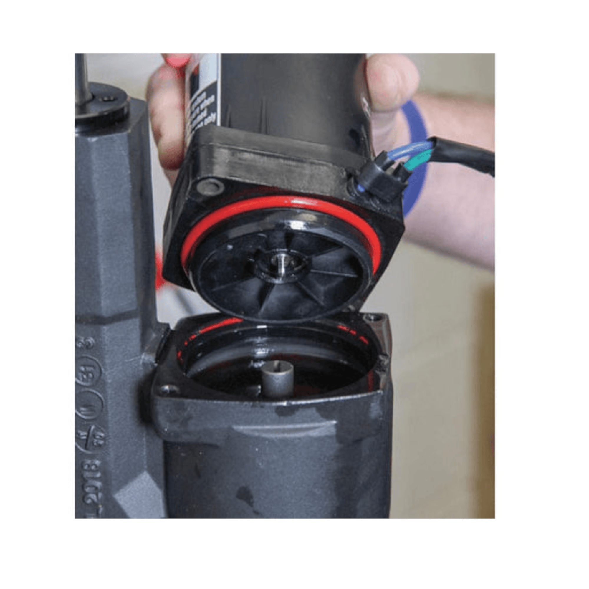 Atlas Repl. Electric Motor Plastic Housing Post 2013 TH Marine AHJMTR-1-DP