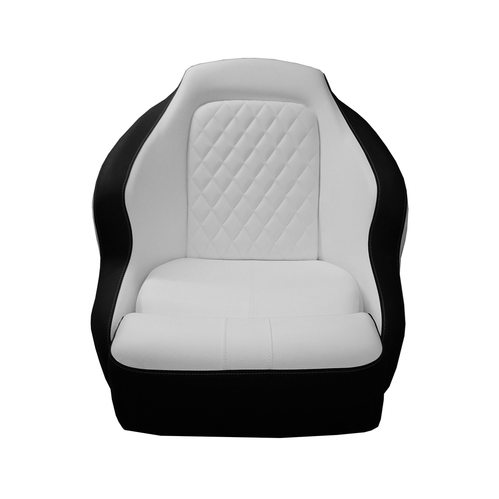 Anclote Diamond Bucket St -White/black Taco BA1-25WHT-BLK