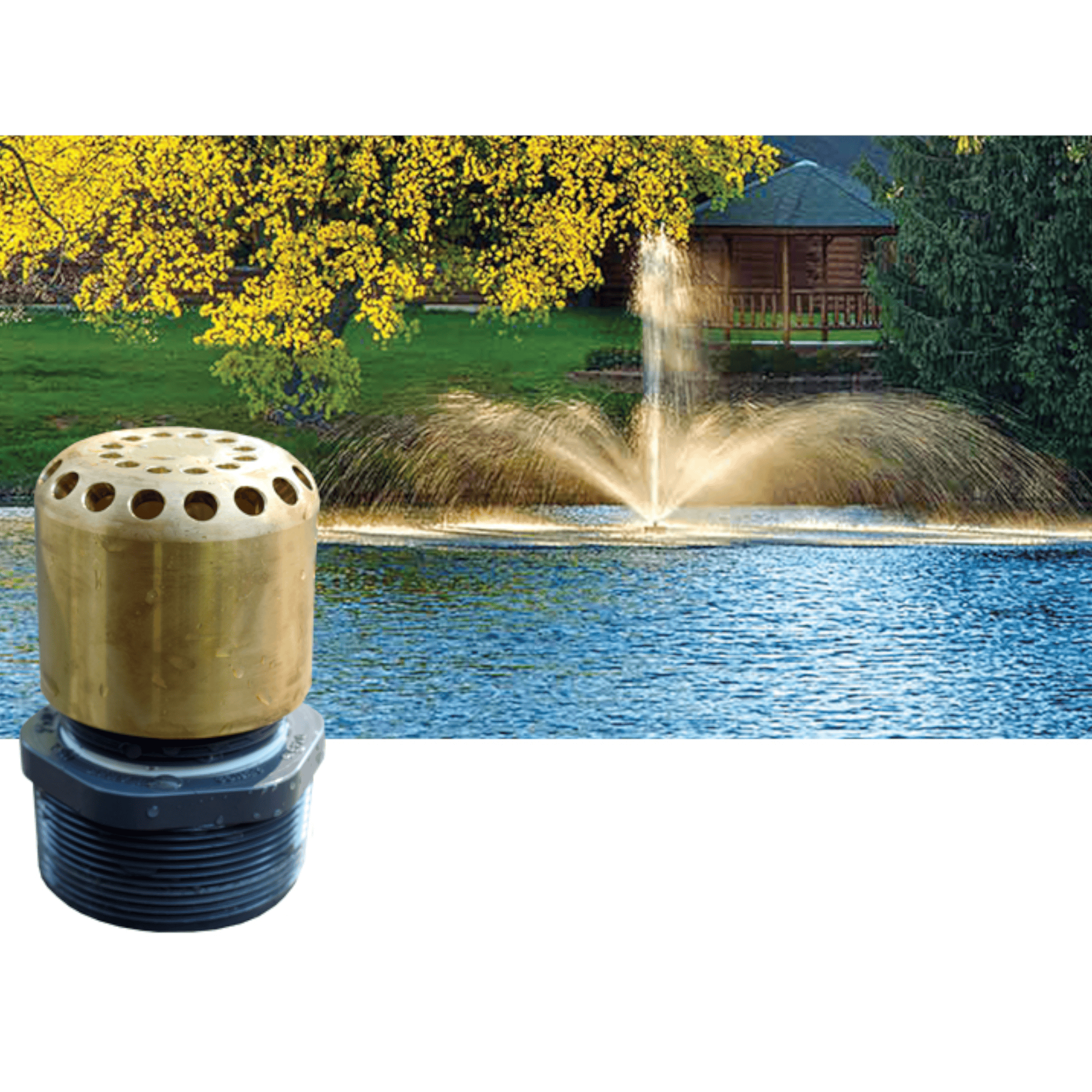 Baystone Fountain, 1/2 Hp 230 V, 150 Ft 12-2 Scott Aerator 13332.15