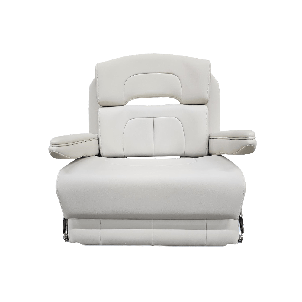 Helm Seat, 25" Capri Deluxe Single Bolster Taco HA1-25FLAX-7-0000-0-0