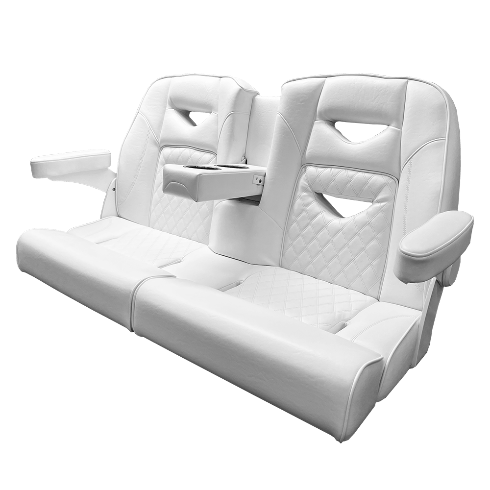 Taco Sport Bench, 53" Capitano Gel White Open Water HA13-53WHA-00-0