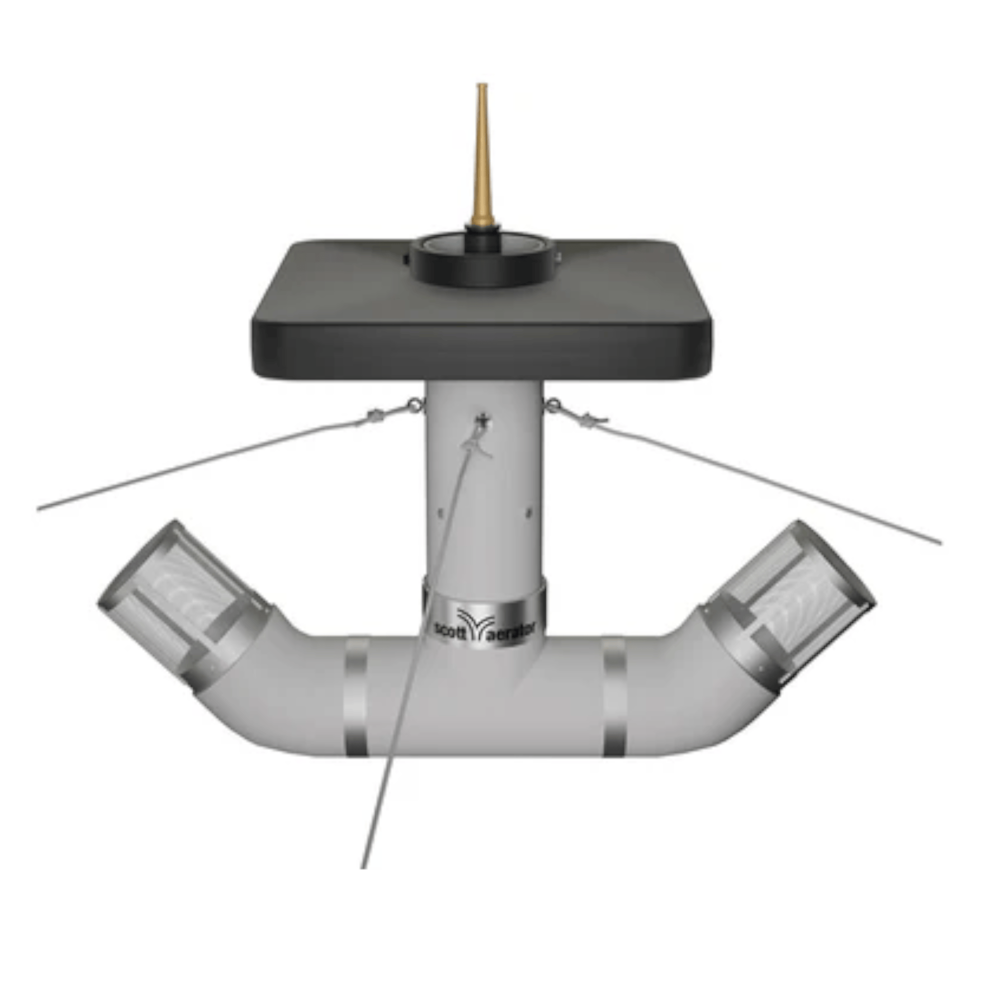 Shallow Water Fountain, 1 Hp 230 V, 100 Ft 12-2 (Includes Two Fountain Filters) Scott Aerator 14512