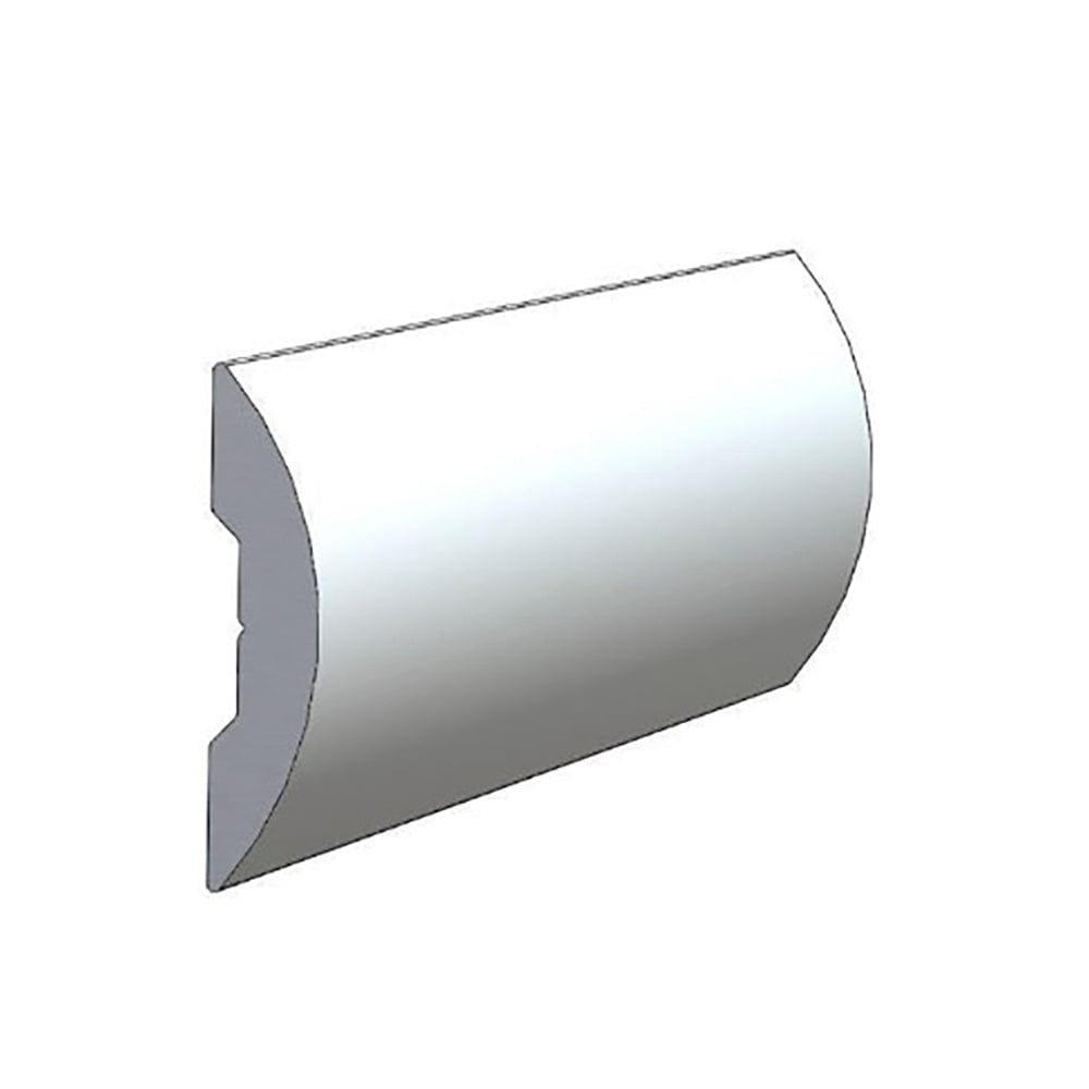 Taco Metals A50-0195TAL12D Aluminum Oval Rub Rail, 3/4"H x 1/4" x 12'L