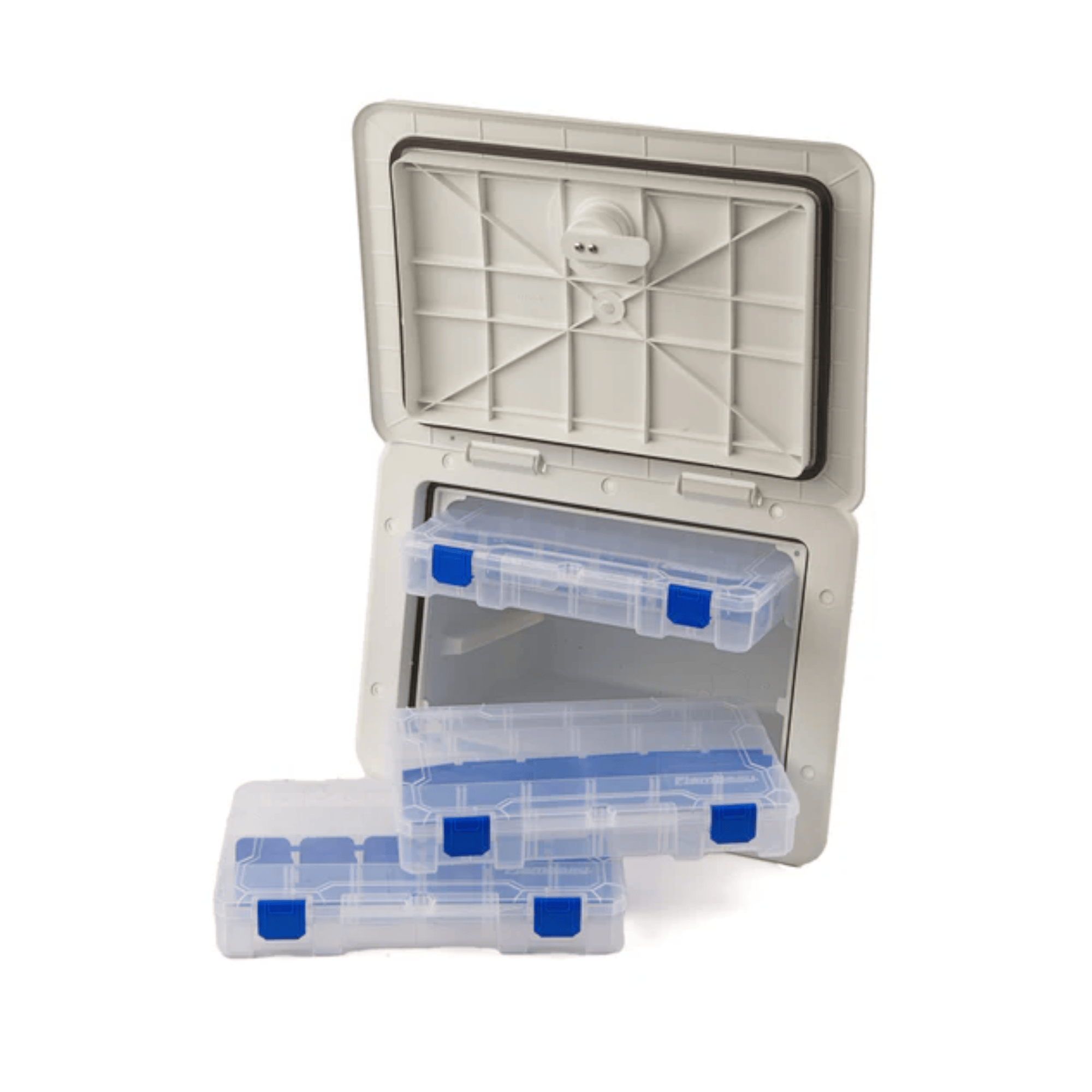 11 x 15 Polar White Tackle Center 3 Trays TH Marine TDS-1115-3T-2P