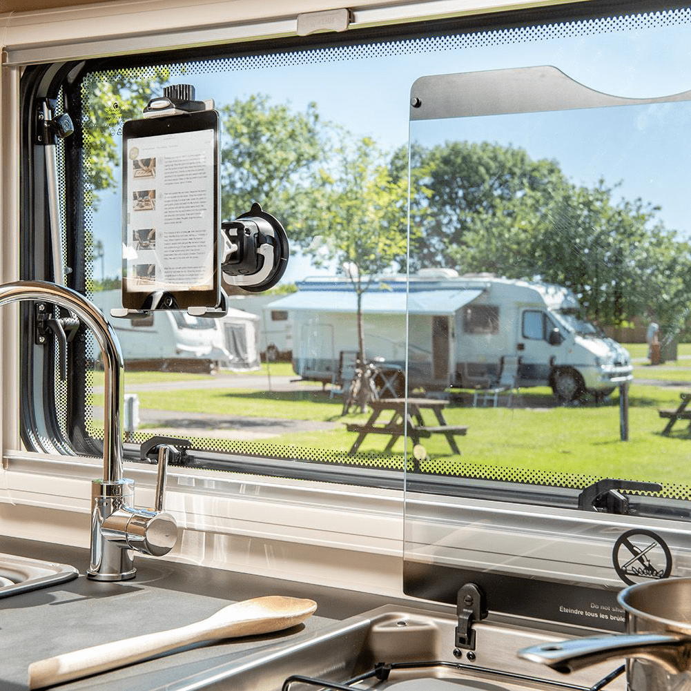 Scanstrut RLS-508-405 Rokk Tablet Mount Kit W/ Suction Cup Base - 125mm-220mm (5-8¼”)