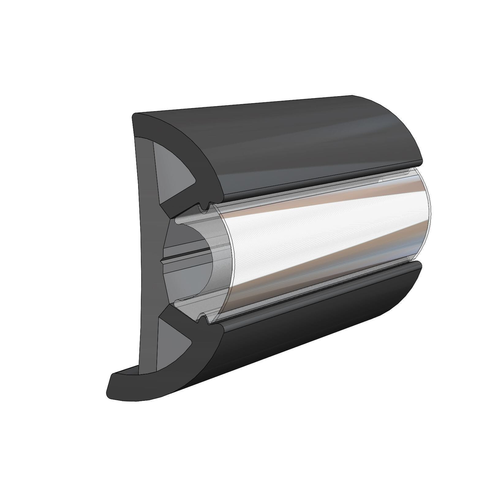 Taco Marine Supro-flex Rub Rail, Black 100’ V11-9970BKA100-1