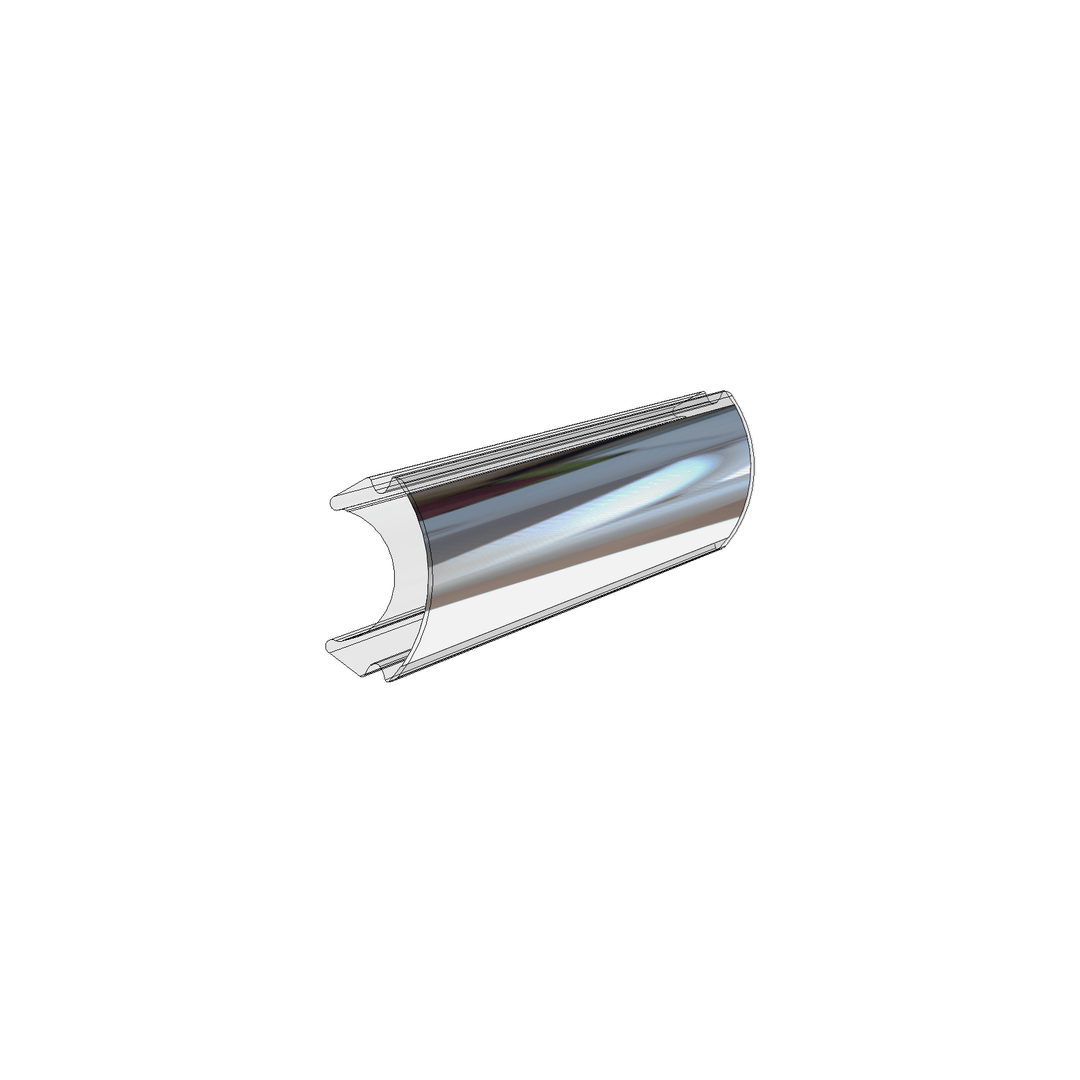 Taco chrome Rub Rail Insert Kit, Pol 100’ V12-9980CP100-1
