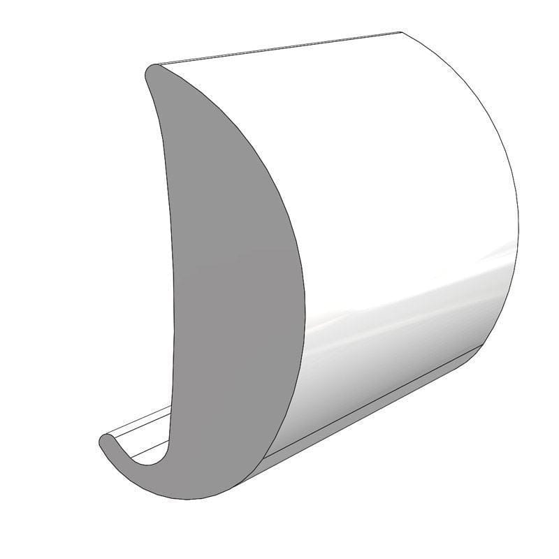 Taco Marine Rigid Rub Rail, Arctic White 20’ V21-9938WHA20