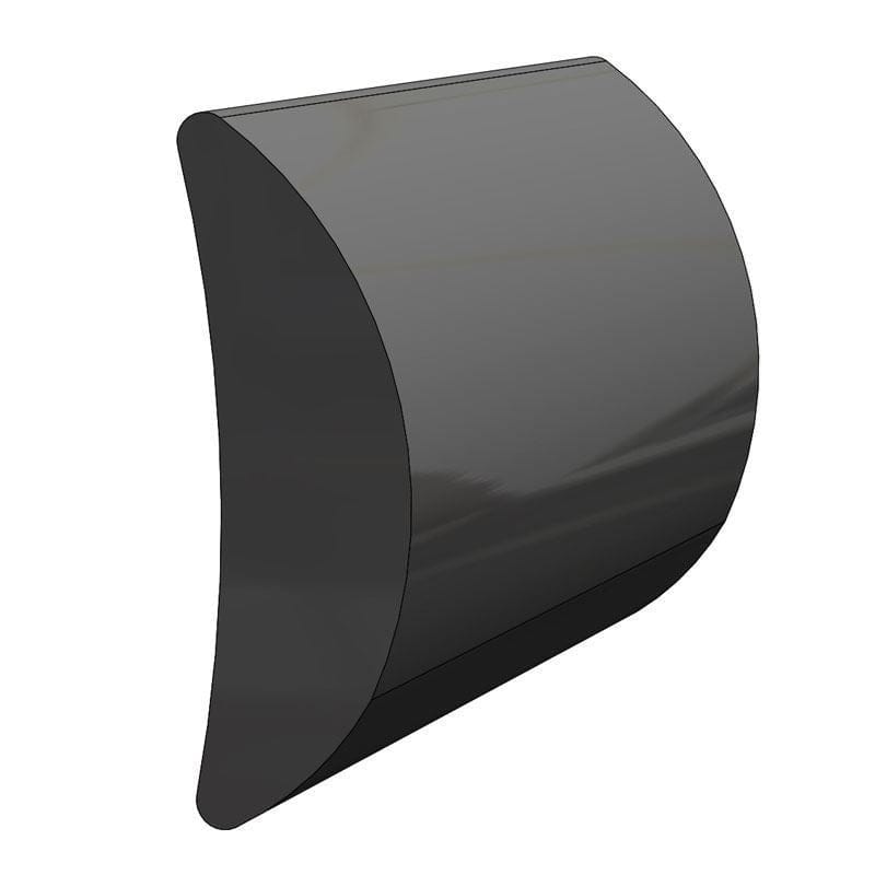 Taco Marine Rigid Rub Rail, Black 20’ V21-9953BKA20