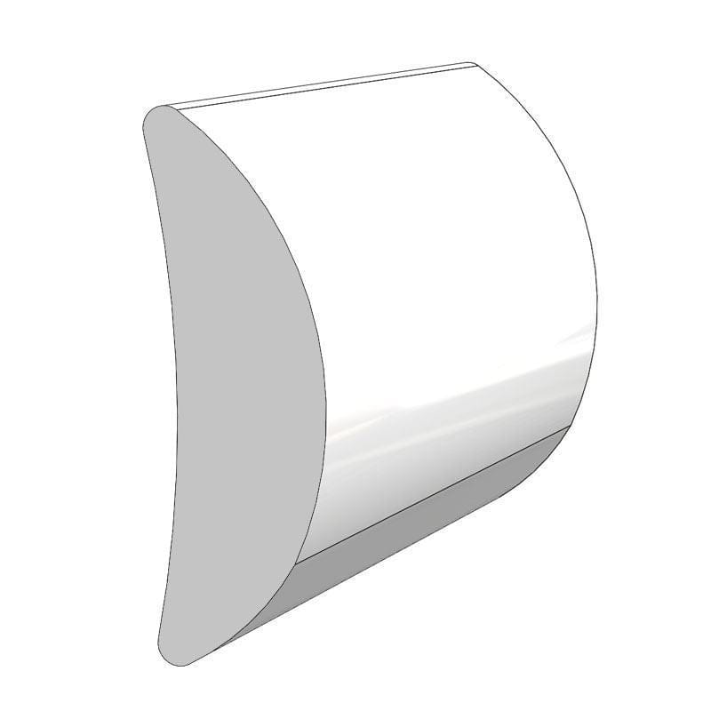 Taco Marine Rigid Rub Rail, White 20’ V21-9953WHA20
