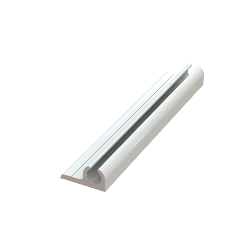 Taco Rigid Awning Track, 90 Deg White 18’ V25-9632WHA18