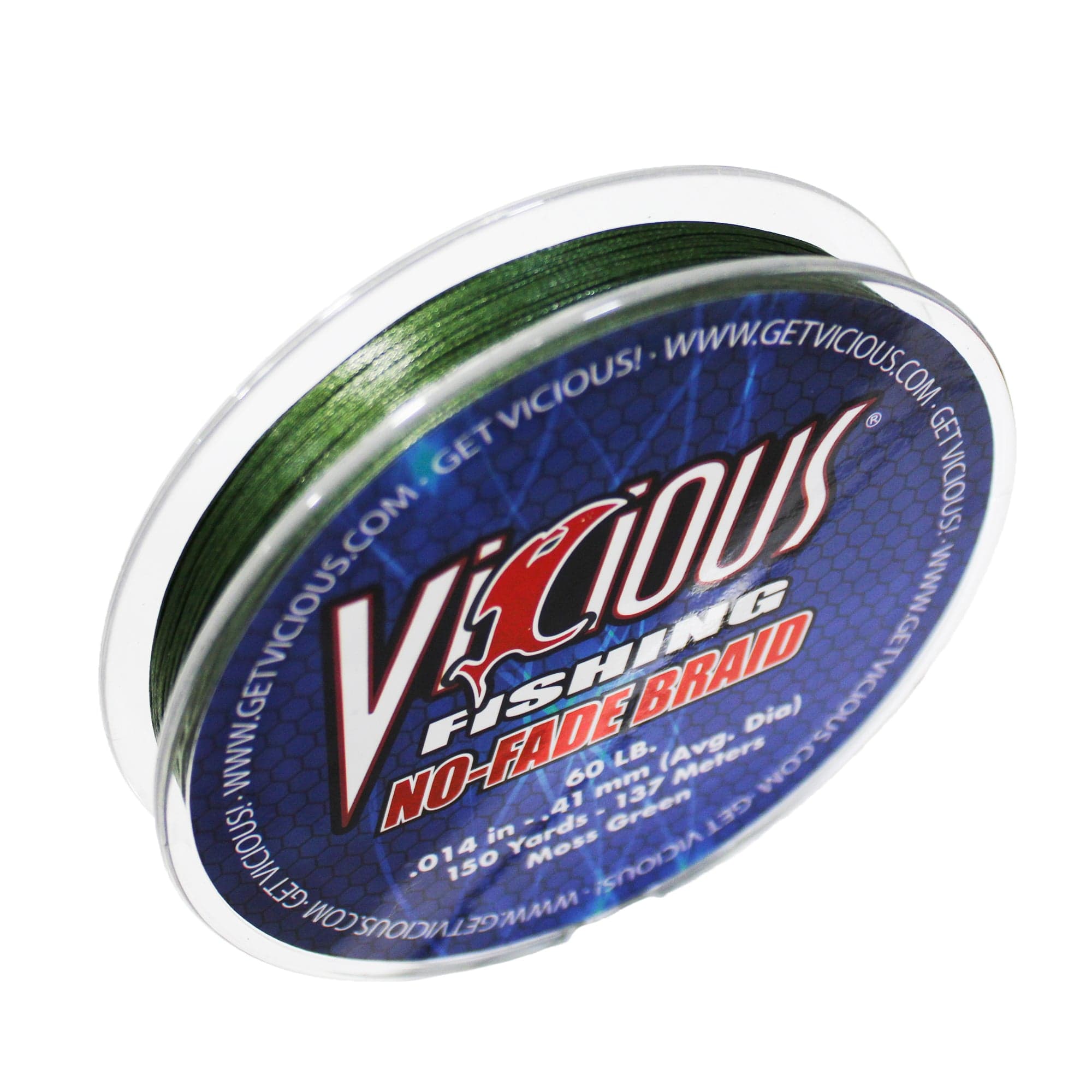 Vicious Fishing No-Fade Braid 100 lb / Moss Green