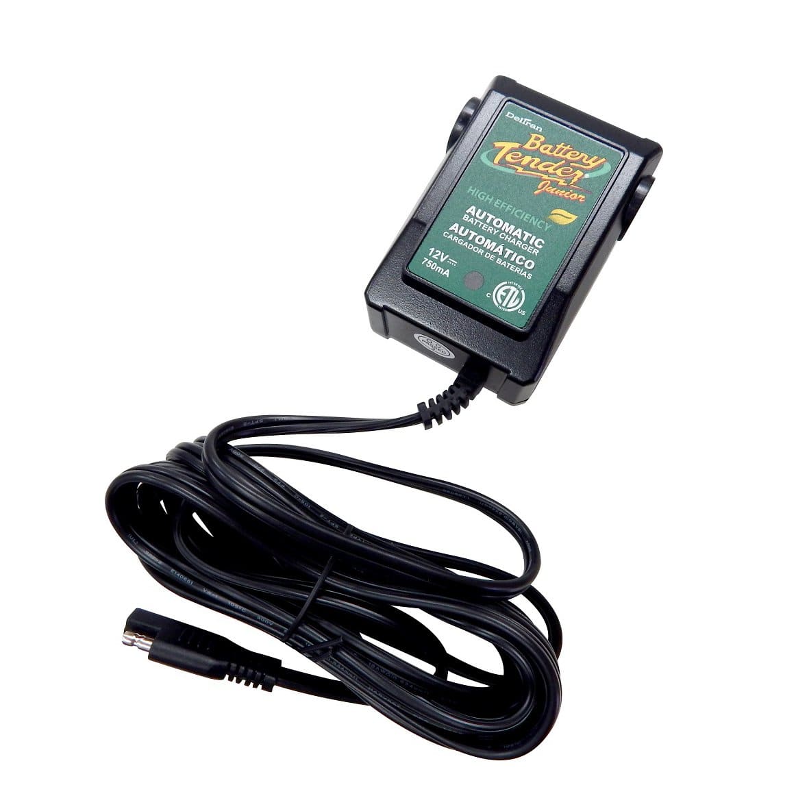 Battery Tender Jr 021-0123 12 Volt 0.75 Amp Fully Automatic Battery Charger