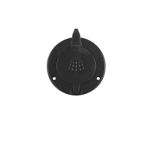Scandvik 10262P Black Replacement Cap and Cup for Horizontally Mounted Showers
