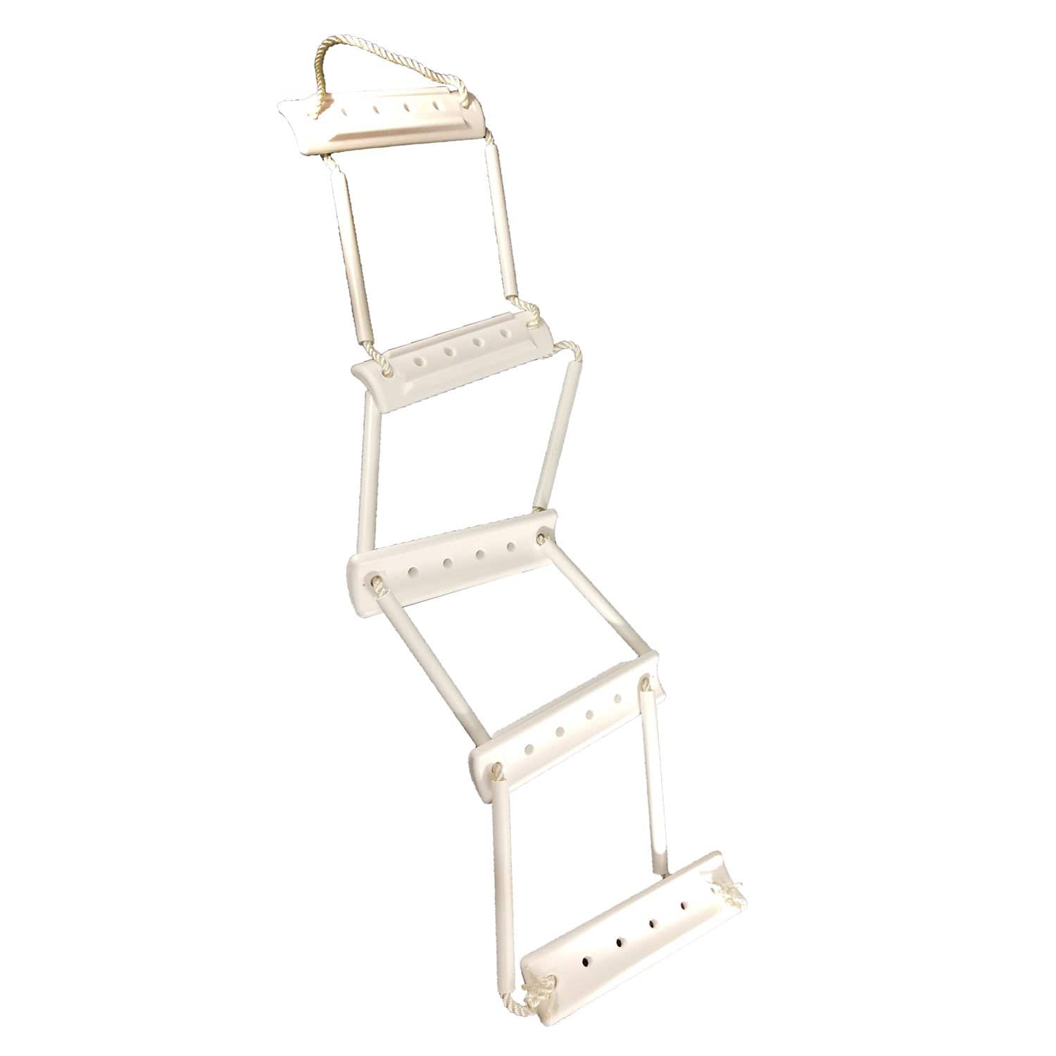 Attwood 11865-4 Rope Step Ladder, White