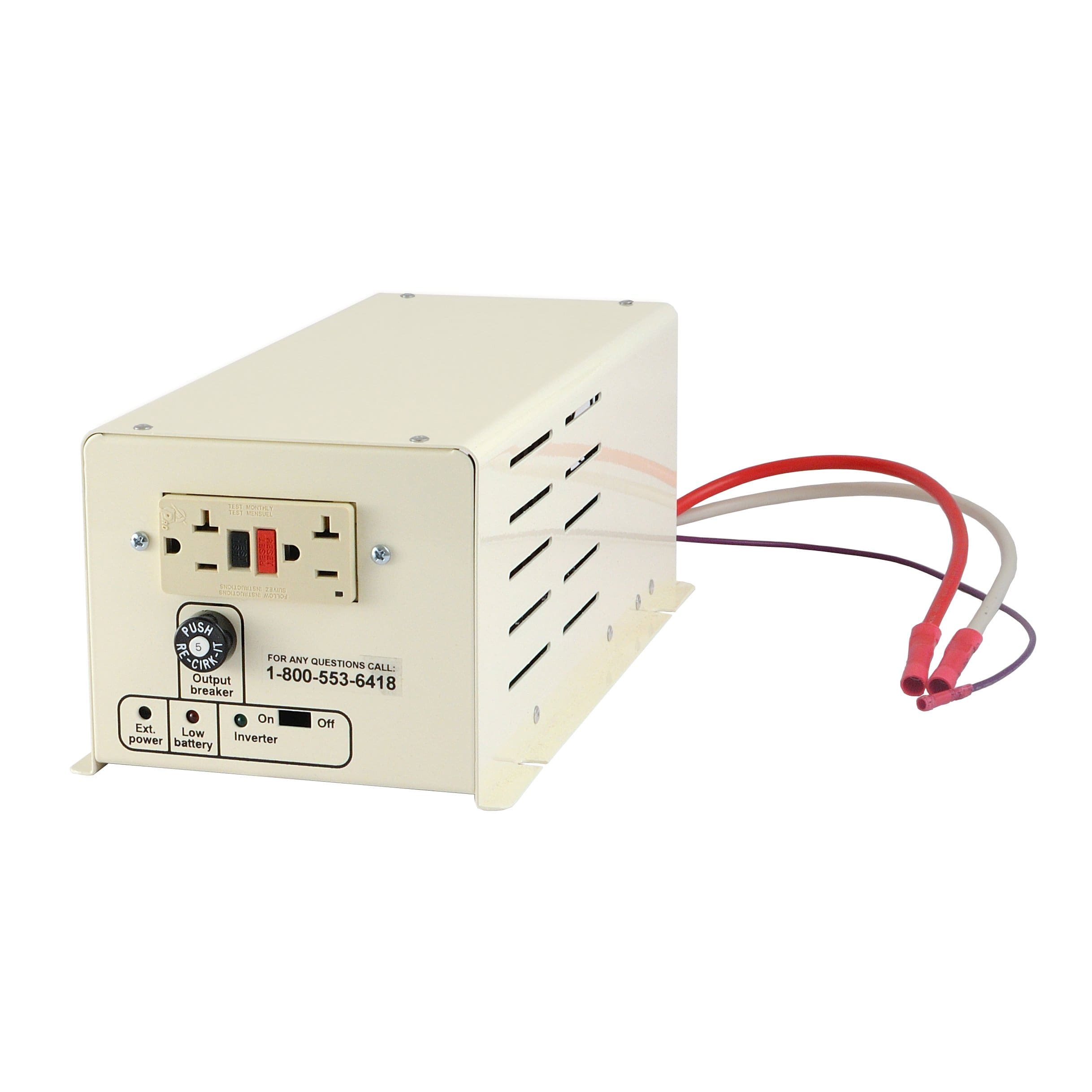 Sensata Dimensions 12/400N 400 Watt 12 Volt Low Frequency 400 Watt 12 Volt Heavy Duty Pure Sine Inverter