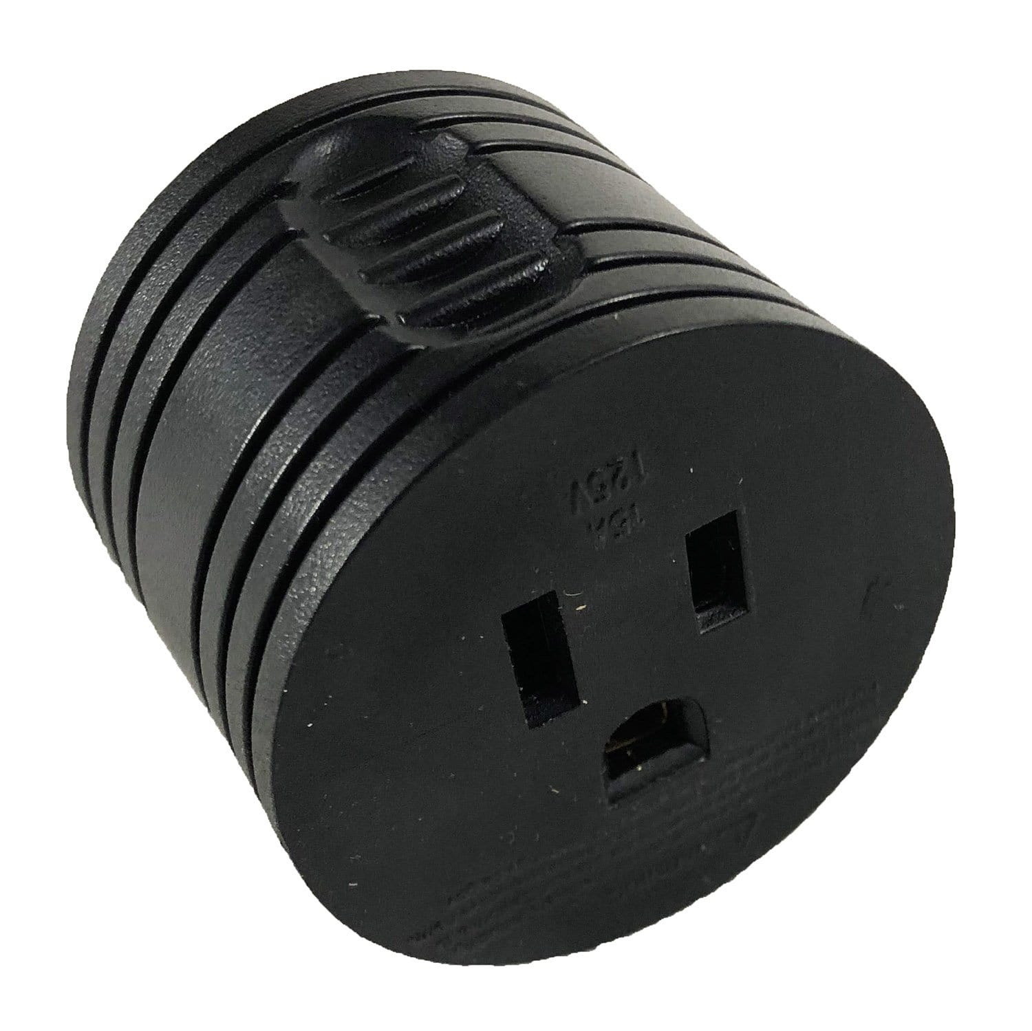 Voltec 16-00501 15A Female - 30A Male Park Adapter, Round