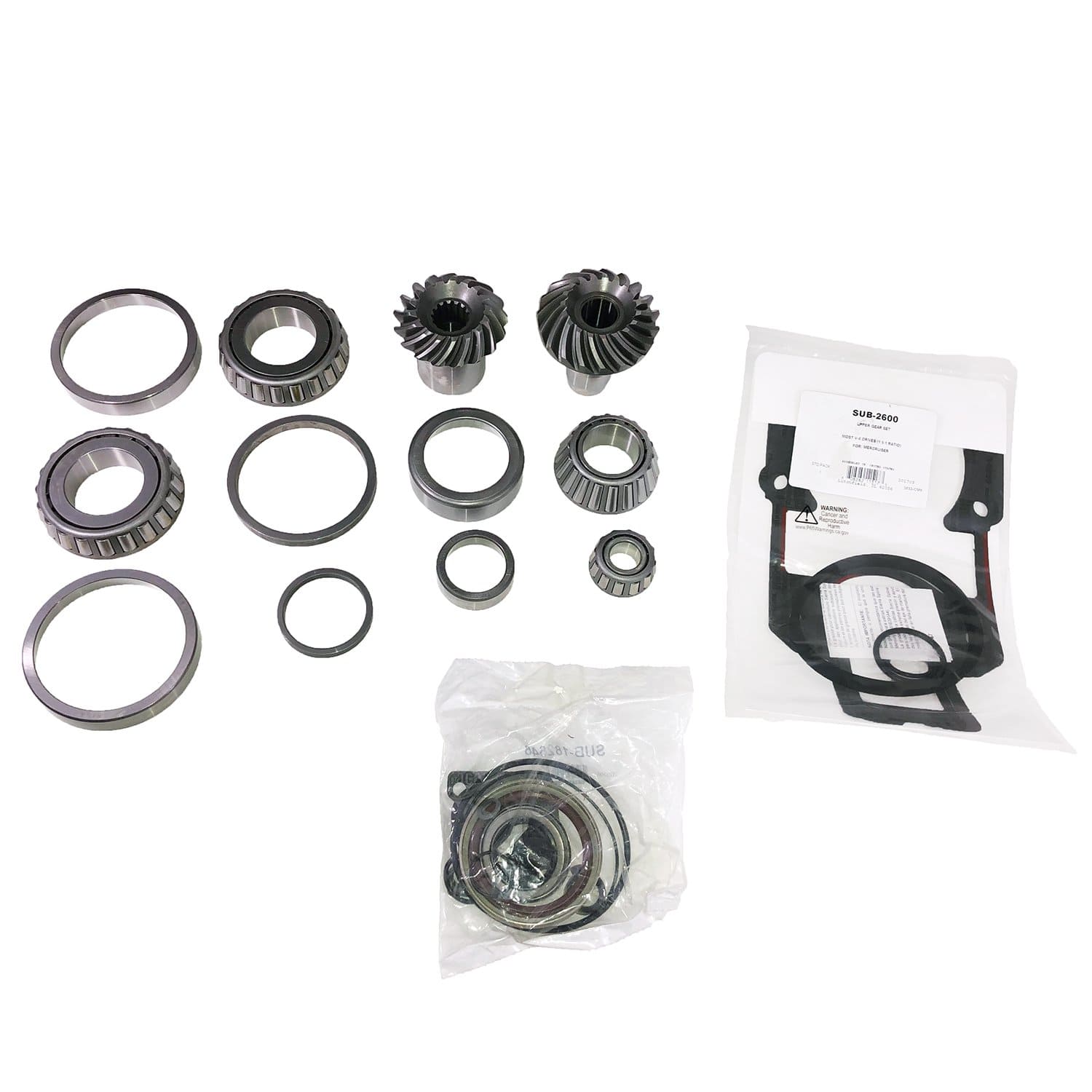 Sierra 18-2258 Upper Drive Shaft Gear Repair Kit - 1.84:1 Ratio