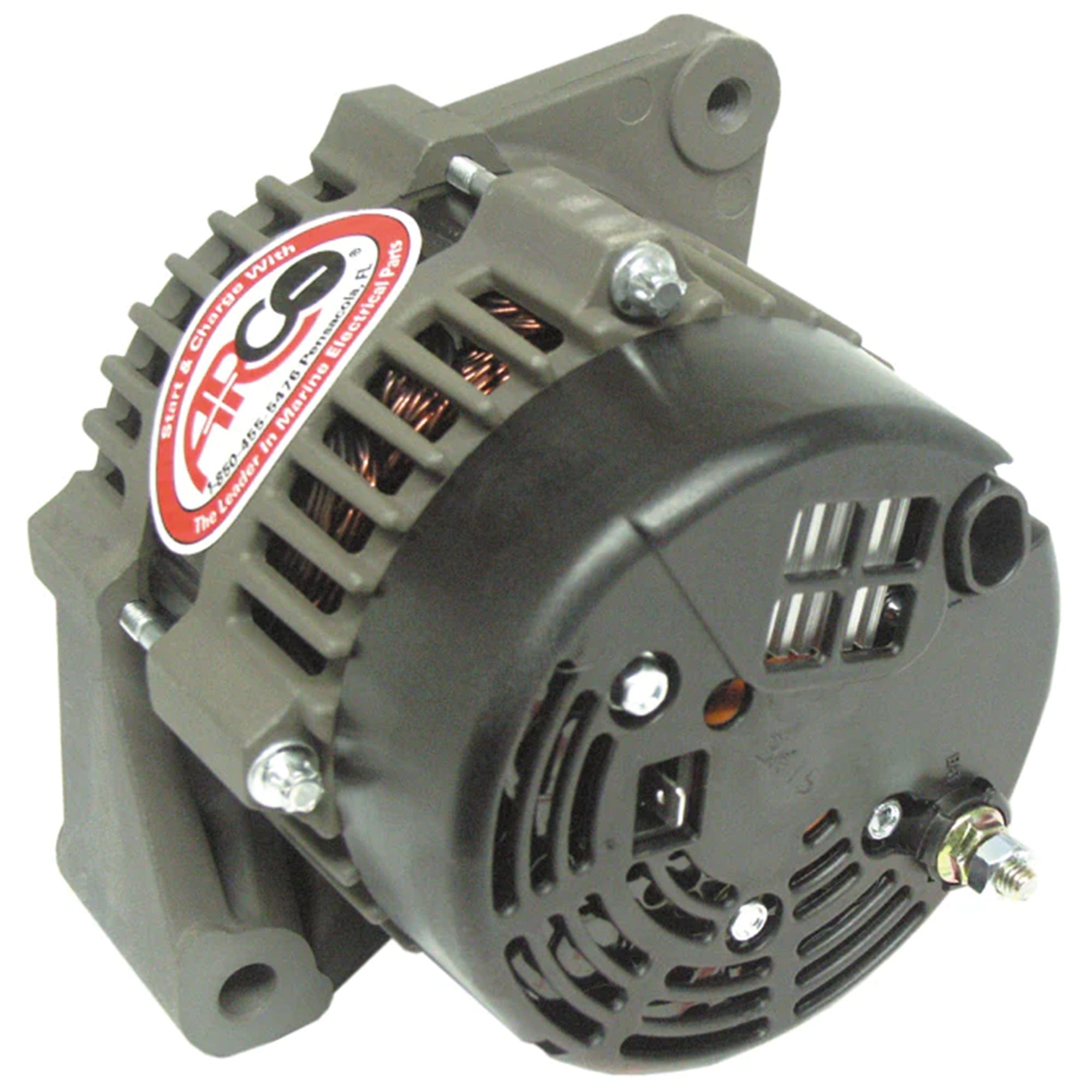 Arco Marine 20820 Replacement Alternator, 12V, 70A, Internal Fan, Serpentine Pulley