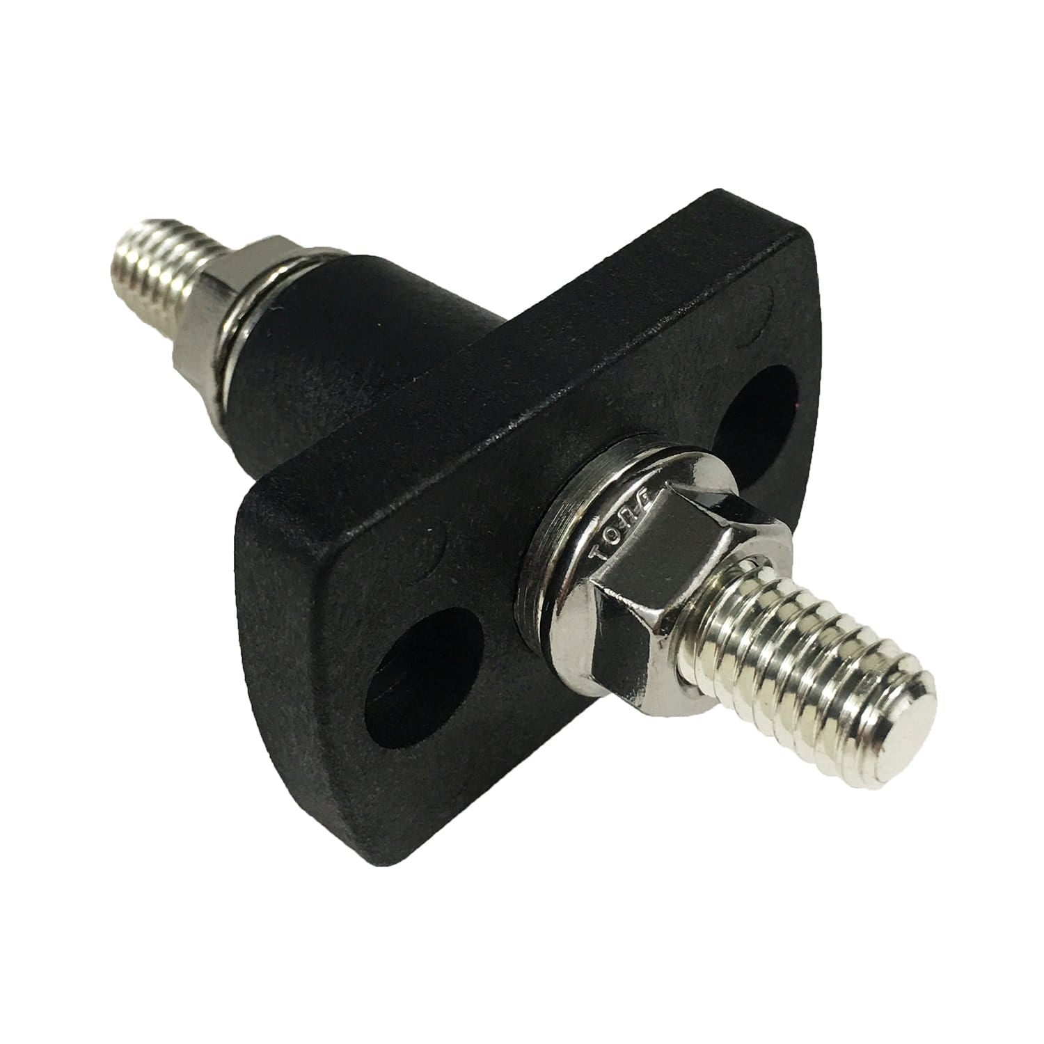 Power Products Blue Sea Systems 2203-BSS Terminal Feed Through Connector 3/8" 16 Studs Black