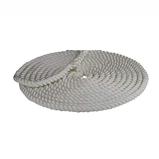 Sea-Dog 301112010WH-1 White Twisted Nylon Dock Line 1/2" x 10'