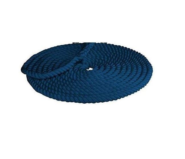 Sea-Dog 301112020BL-1 Blue Twisted Nylon Dock Line 1/2" x 20'