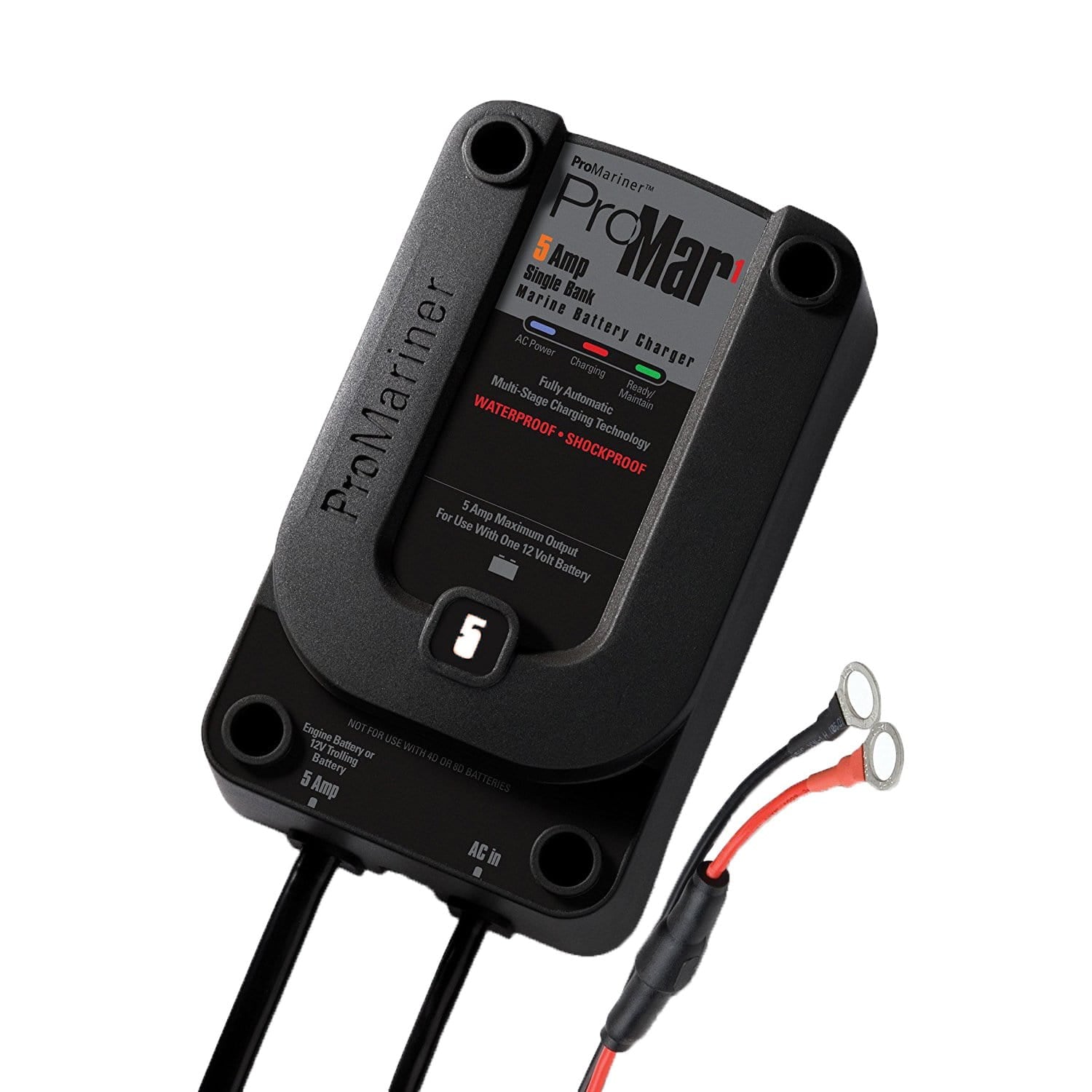 ProMariner 31405 ProMar1 Marine 5 Amp  Battery Charger Waterproof