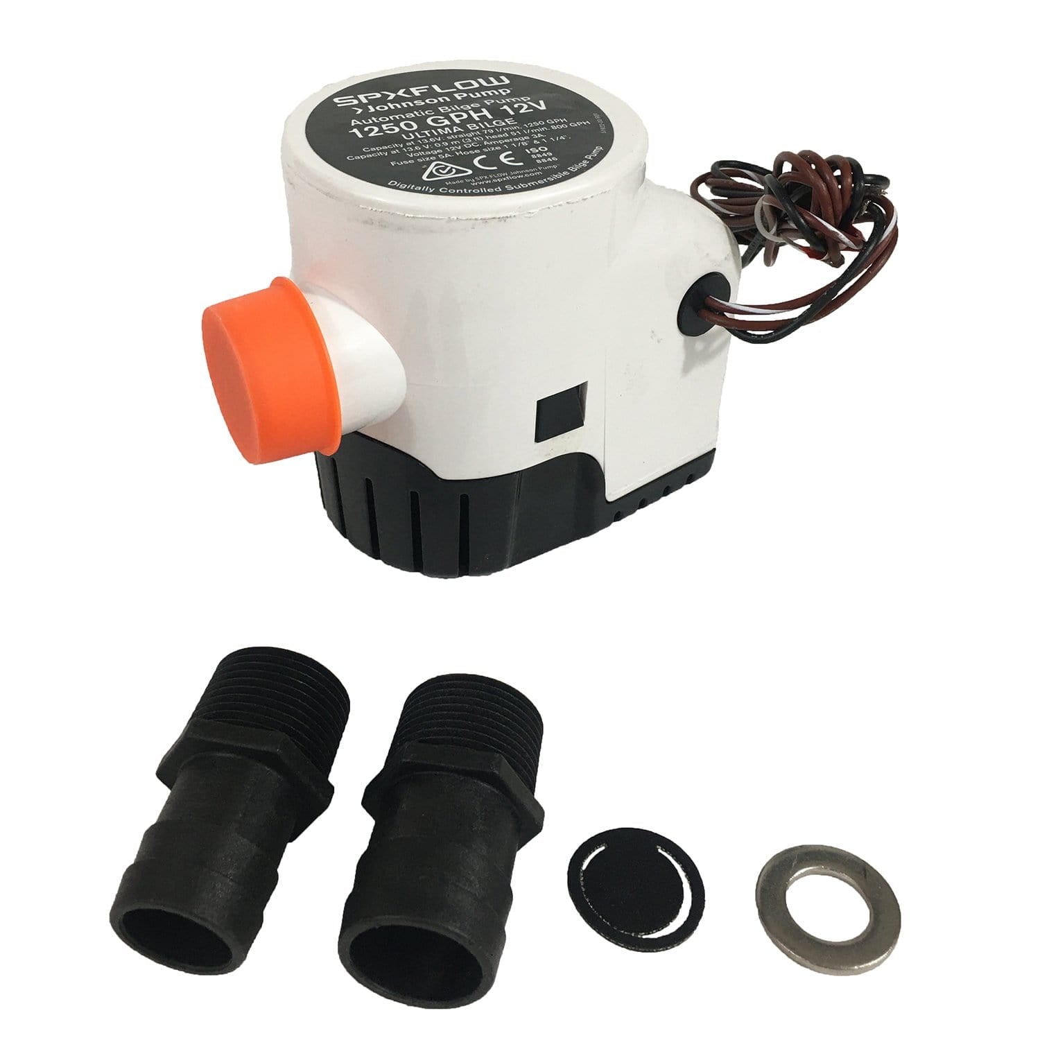 Johnson Pump 32-47261-002 Ultima Bilge Pump W/ Internal Switch 1250 GPH